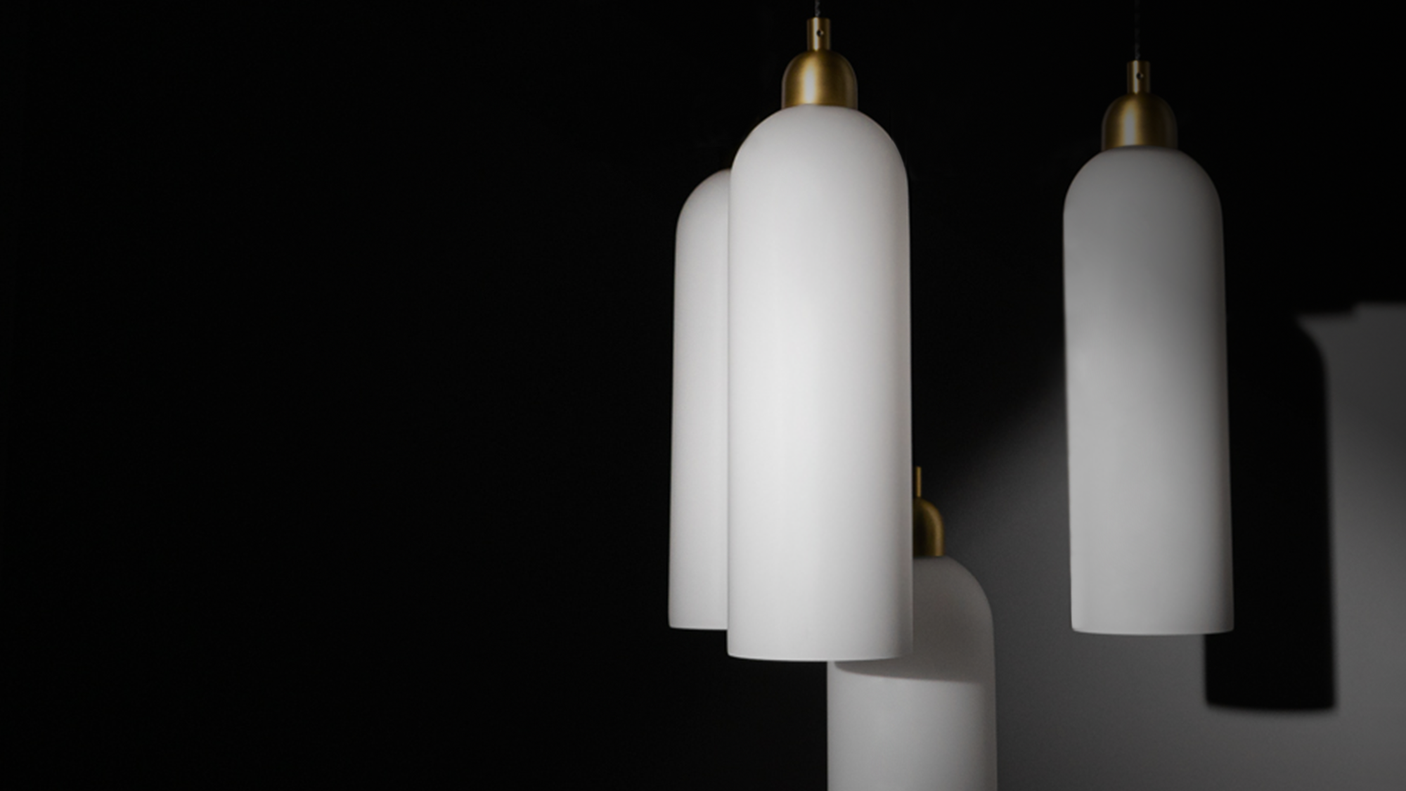 Schwung Odyssey Cluster 9 Burnished Brass Chandelier